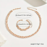 Elegant complete set of glass crystals in the shape of a fish tail