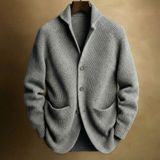 SILVARO - Textured Knitted Cardigan