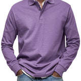 Laurent Celje | Luxury Long Sleeve Polo Shirt