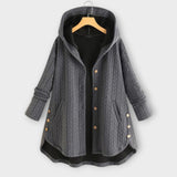 Leslie - Jacket with a Brim and Buttons