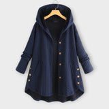 Leslie - Jacket with a Brim and Buttons