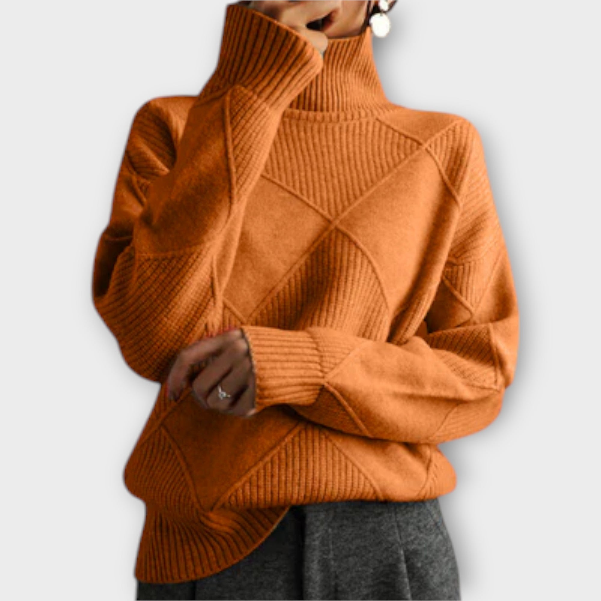 Mekana - Comfortable Turtleneck Sweater