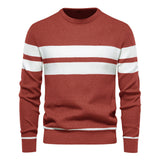 Kaufmann™ | Modern striped pattern men's sweater