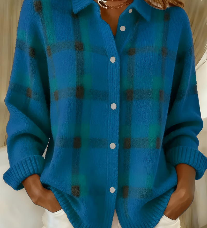 Ana™ – Checkered Knit Vest