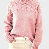 Anja - Women's Knit Turtleneck Sweater