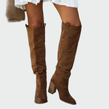 Oliva – Leather Knee-High Orthopedic Boots for Comfort and Health of Your Feet