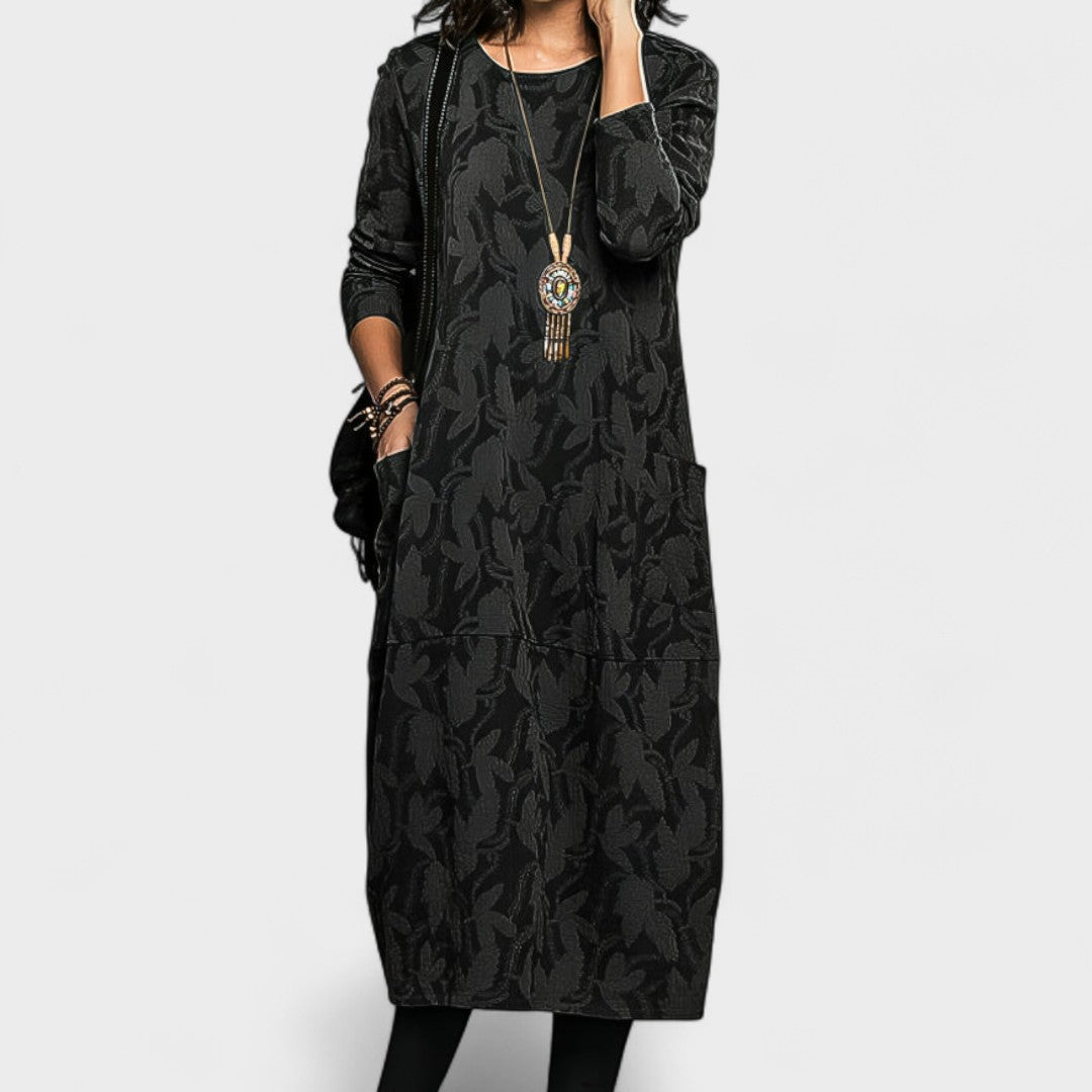 Jasmina - Elegant Autumn Dress for Everyday Wear