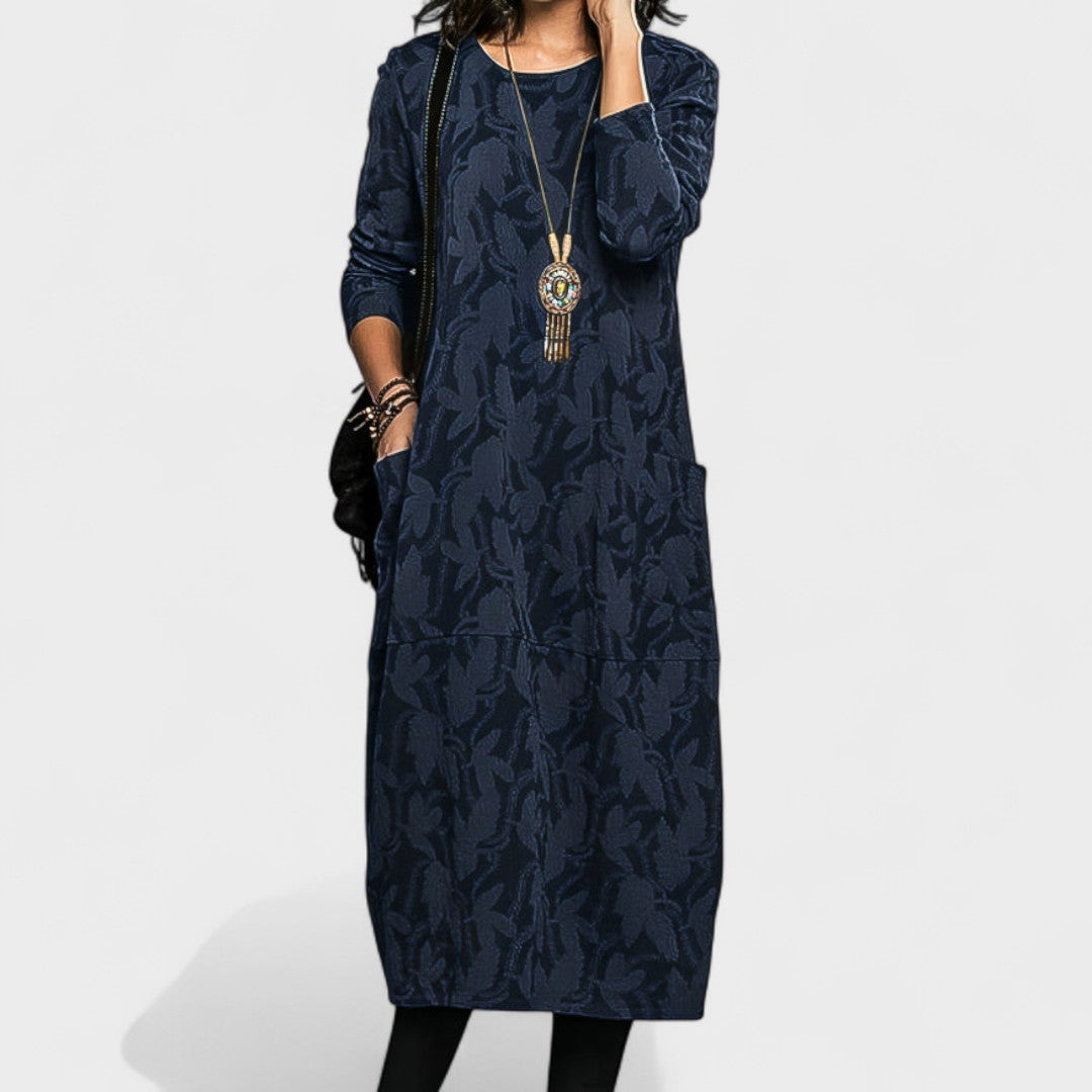 Jasmina - Elegant Autumn Dress for Everyday Wear