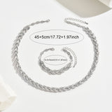 Elegant complete set of glass crystals in the shape of a fish tail