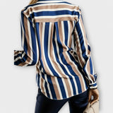 Hela - Striped Casual Blouse