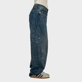 Valerie – wide jeans with a gentle shine
