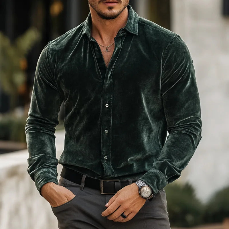 Alessandro Velvet Shirt | Elegance with Italian Inspiration