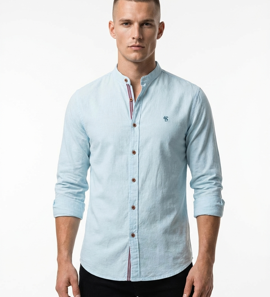 Tobias™ | Modern Men's Long Sleeve Polo Shirt