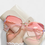Women's Glasses with Gradient Effect