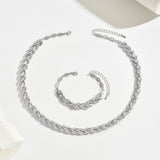 Elegant complete set of glass crystals in the shape of a fish tail