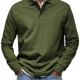 Laurent Celje | Luxury Long Sleeve Polo Shirt