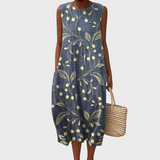 Lara - Casual Floral Cotton Dress