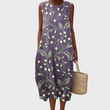 Lara - Casual Floral Cotton Dress