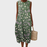 Lara - Casual Floral Cotton Dress