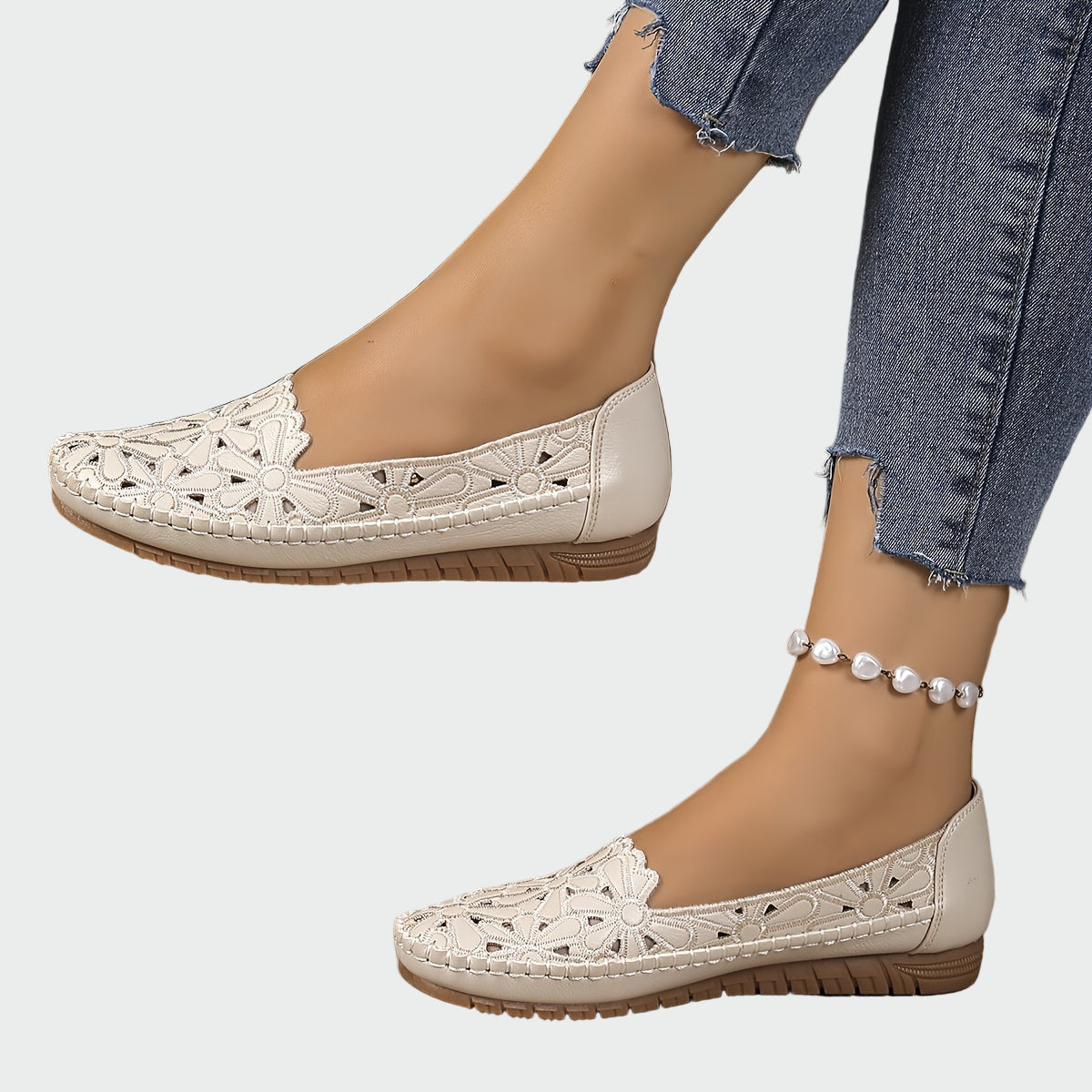 Comfortable Lightweight Orthopedic Shoes with Perforations