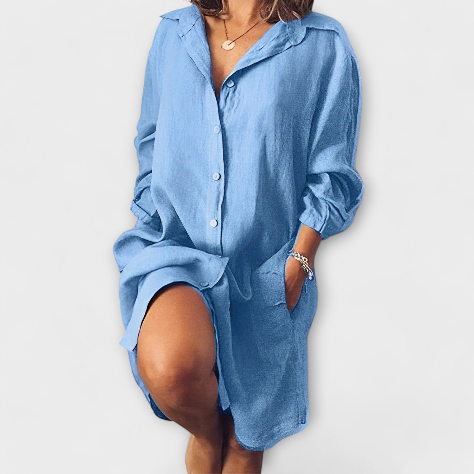 Gracia - Casual Canvas Blouse