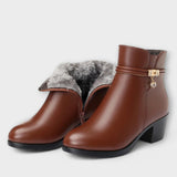 Asta – Elegant Winter Boots with Zipper
