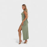 Constança - Elegant Long Dress with Open Back