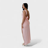 Constança - Elegant Long Dress with Open Back