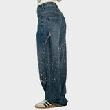 Valerie – wide jeans with a gentle shine