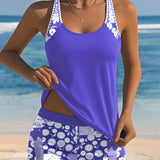 Laura - Two-Piece Bikini Set with Floral Print