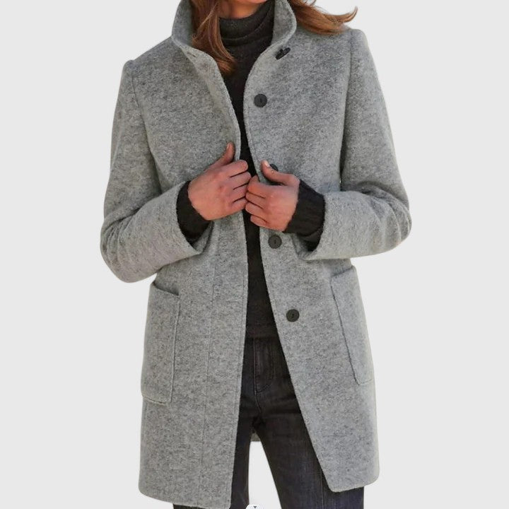 Sabina - Classic Wool Blend Coat