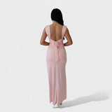 Constança - Elegant Long Dress with Open Back