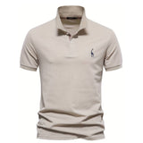 Simon™ | Elegant short-sleeved polo shirts for men
