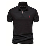 Simon™ | Elegant short-sleeved polo shirts for men