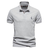 Simon™ | Elegant short-sleeved polo shirts for men