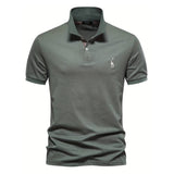 Simon™ | Elegant short-sleeved polo shirts for men