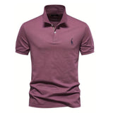 Simon™ | Elegant short-sleeved polo shirts for men