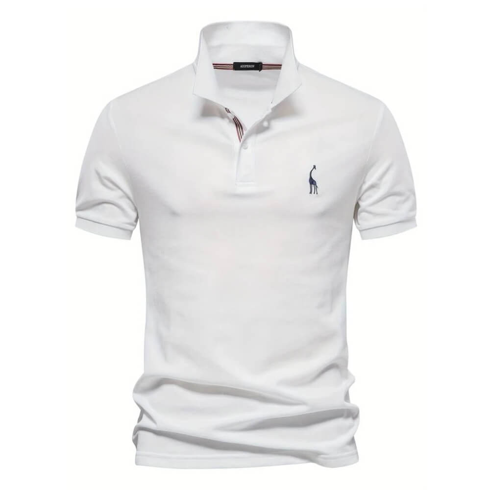 Simon™ | Elegant short-sleeved polo shirts for men