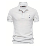 Simon™ | Elegant short-sleeved polo shirts for men