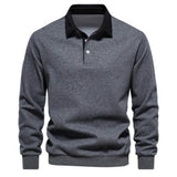 Emil™ | Elegant Long Sleeve Polo Shirt for Men