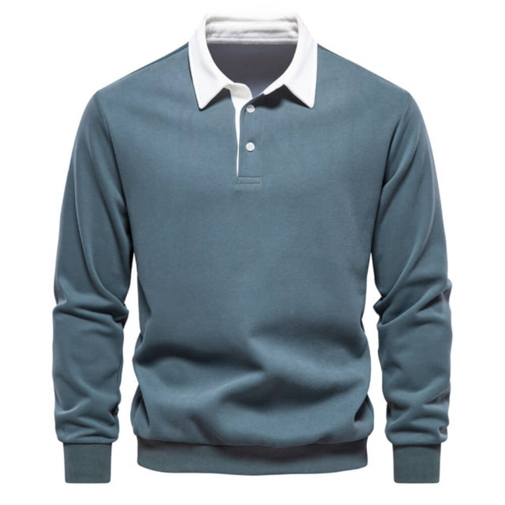 Emil™ | Elegant Long Sleeve Polo Shirt for Men