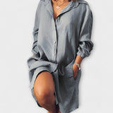 Gracia - Casual Canvas Blouse