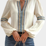 Impressive V-Neck Blouse