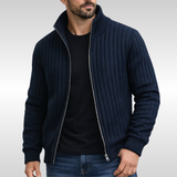 Johann | Classic Knitted Zip-Up Cardigan