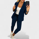 Karolina Tailored Set with Soft Blazer and Trousers