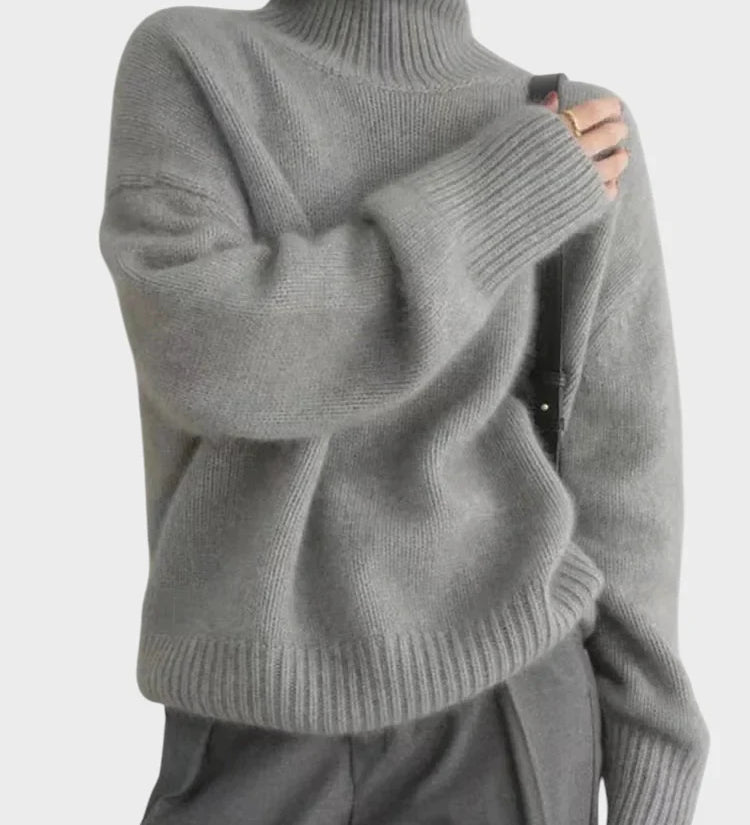 Alja - High Neck Cashmere Sweater