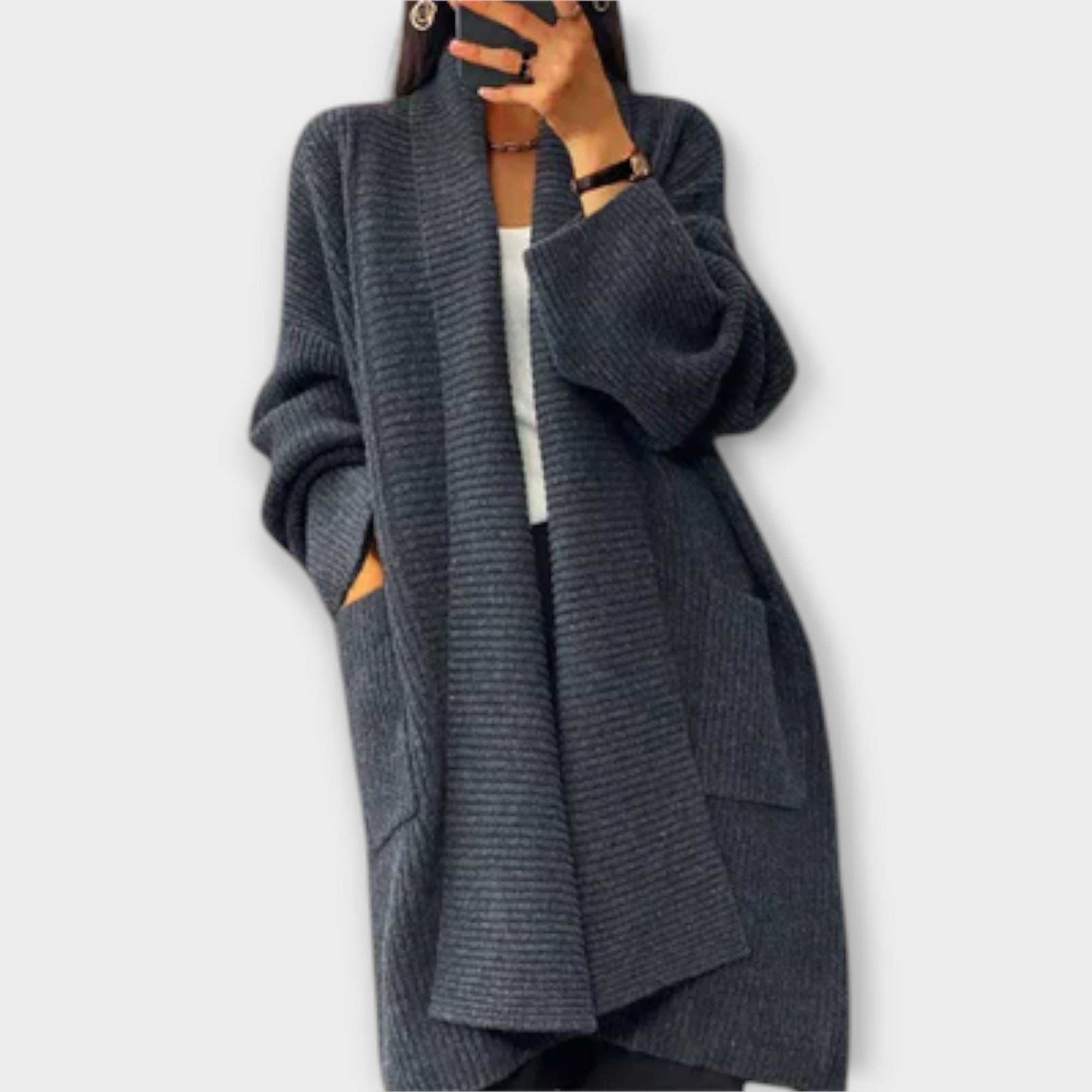 Eufimija - Long Knitted Cardigan