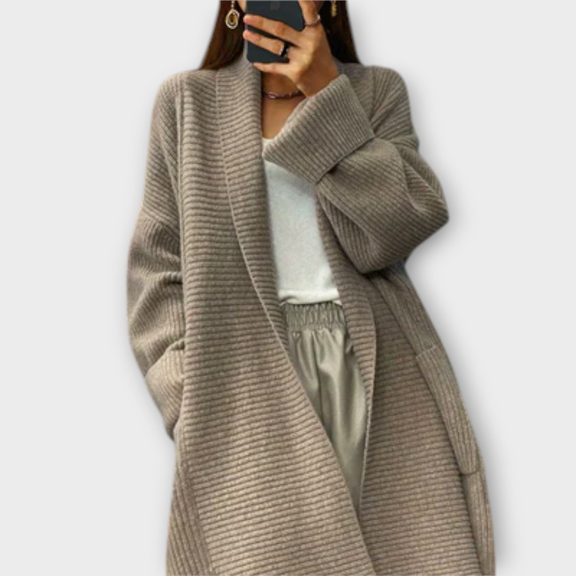 Eufimija - Long Knitted Cardigan