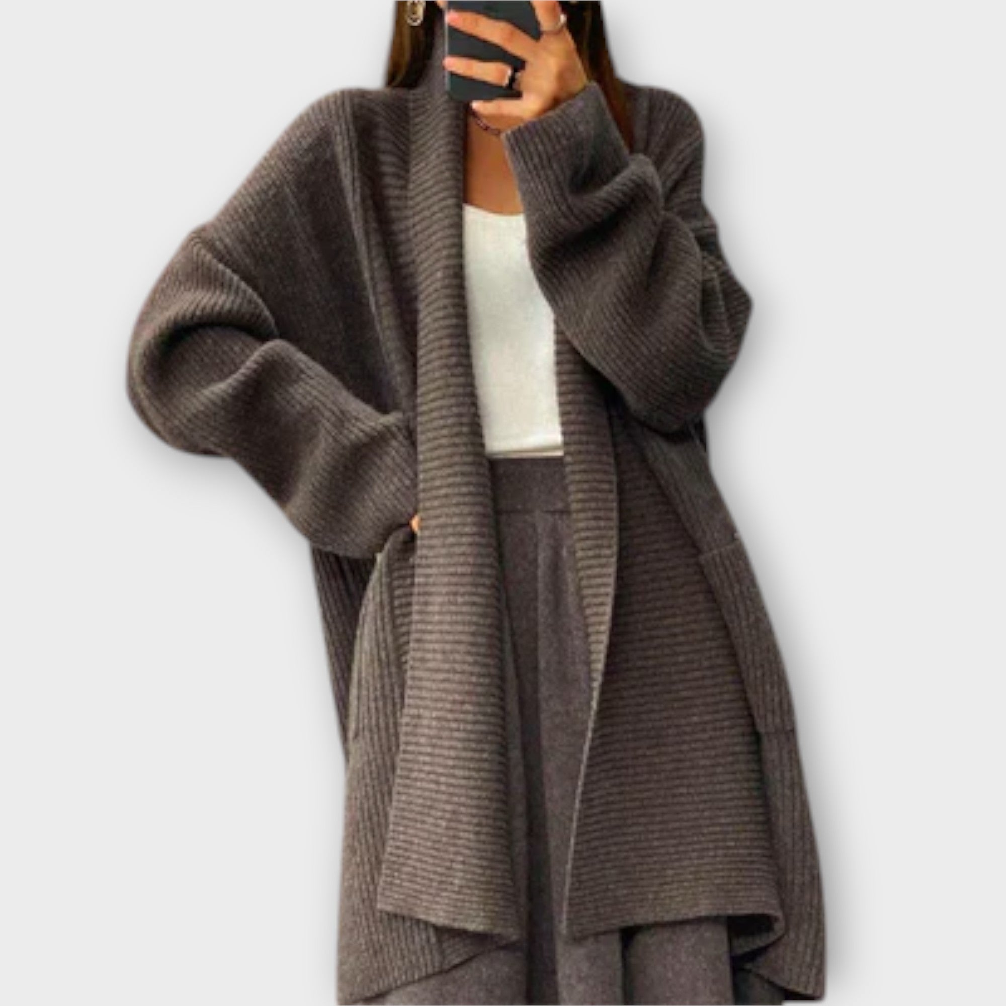 Eufimija - Long Knitted Cardigan