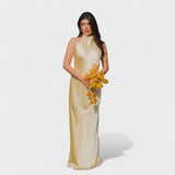 Martina - Dress with an Elegant Satin Bow